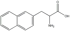 DL-3-(2-萘基)-丙氨酸 结构式