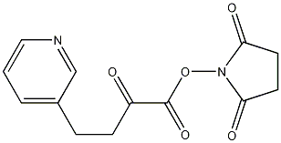 -Oxo-3-pyridinebutyric Acid, N-Hydroxysuccinimide Ester Structure