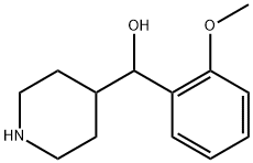 (2-Methoxy-phenyl)-piperidin-4-yl-methanol Struktur