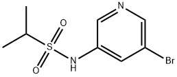 N-(5-溴吡啶-3-基)丙烷-2-磺酰胺, 1093819-33-0, 结构式