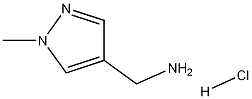 1-甲基-1H-吡唑-4-甲胺盐酸盐, 1107601-70-6, 结构式