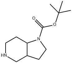 Octahydro-pyrrolo[3,2-c]pyridine-1-carboxylic acid tert-butyl ester Structure