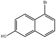 5-BROMONAPHTHALEN-2-OL, 116632-05-4, 结构式