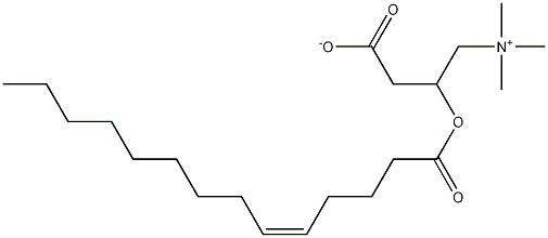 5-CIS-TETRADECENOYL CARNITINE, 1186416-86-3, 结构式