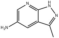 3-甲基-1H-吡唑并[3,4-B]吡啶-5-胺, 1186608-73-0, 结构式