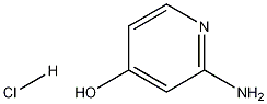 2-アミノ-4-ヒドロキシピリジン塩酸塩 化学構造式