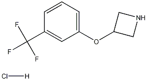 3-[3-(三氟甲基)苯氧基]氮杂环丁烷盐酸盐, 1188374-88-0, 结构式