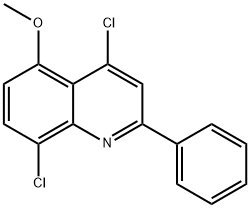 4,8-Dichloro-5-methoxy-2-phenylquinoline Structure