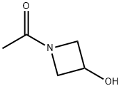 1-Acetyl-3-hydroxyazetidine Structure