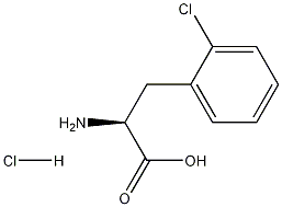 2-氯苯丙氨酸盐酸盐, 120108-63-6, 结构式