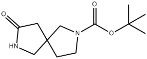 tert-butyl 8-oxo-2,7-diazaspiro[4.4]nonane-2-carboxylate Structure
