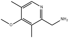 (4-甲氧基-3,5-二甲基吡啶-2-基)甲胺 结构式