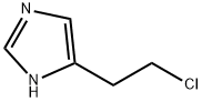 4-(2-氯乙基)咪唑, 13518-55-3, 结构式