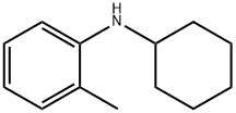 2-メチル-N-シクロヘキシルアニリン 化学構造式