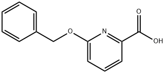 6-苄氧基吡啶-2-羧酸 结构式