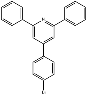 4-(4-bromophenyl)-2,6-diphenylpyridine Struktur