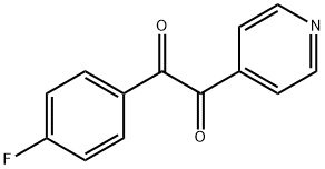 1-(4-氟苯基)-2-(4-吡啶基)-1,2-乙二酮, 152121-41-0, 结构式