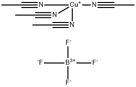 Tetrakis(acetonitrile)copper(I)  tetrafluoroborate Struktur