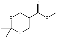 2,2-二甲基-1,3-二氧六环-5-羧酸甲酯, 155818-14-7, 结构式