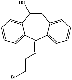 (5Z)-5-(3-Bromopropylidene)-5,11-dihydro-10H-dibenzo[a,d]cyclohepten-10-ol Structure