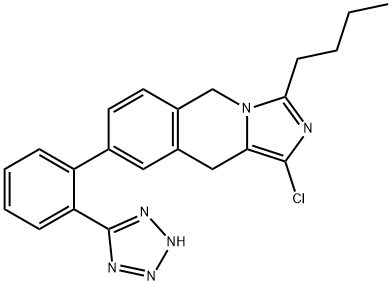氯沙坦咪唑并[1,5-b]异喹啉杂质 结构式