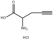 DL-炔丙基甘氨酸, 16900-57-5, 结构式