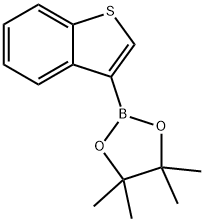 苯并{B}噻吩-3-硼酸频哪酯 结构式