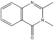 2,3-二甲基-3H-喹唑啉-4-酮, 1769-25-1, 结构式