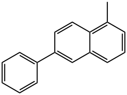 1-Methyl-6-phenylnaphthalene 结构式