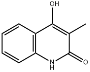 2(1H) - 喹啉,4 - 羟基-3 - 甲基 结构式