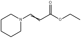 3-(1-哌啶基)丙烯酸乙酯 结构式