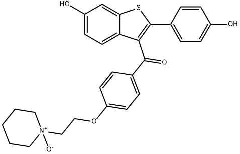 雷洛昔芬杂质C, 195454-31-0, 结构式
