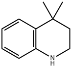 4,4-ジメチル-1,2,3,4-テトラヒドロキノリン 化学構造式