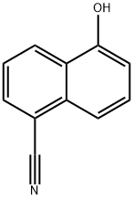 1-Cyano-5-hydroxynaphthalene, 20816-78-8, 结构式