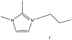 1,2-二甲基-3-丙基碘化咪唑鎓, 218151-78-1, 结构式
