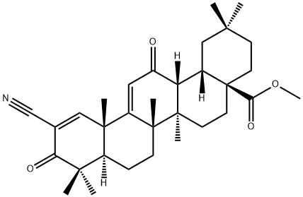 Bardoxolone methyl Struktur