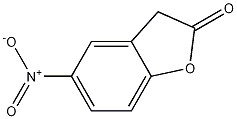 5-Nitro-1-benzofuran-2(3H)-one Struktur