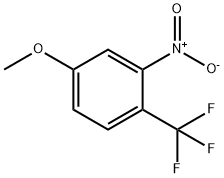 4-甲氧基-2-硝基三氟甲苯, 25889-37-6, 结构式
