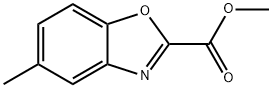 5-甲基苯并[D]噁唑-2-甲酸甲酯, 27383-91-1, 结构式