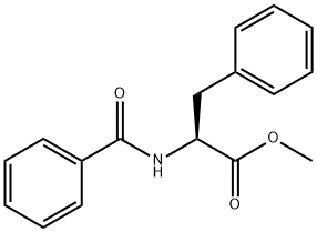 N-benzoyl-L-phenylalanine methyl ester Structure