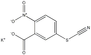 2-Nitro-5-thiocyanatobenzoic Acid Potassium Salt Struktur