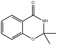 2,2-ジメチル-2,3-ジヒドロ-4H-1,3-ベンゾキサジン-4-オン 化学構造式