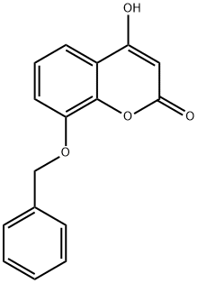 4-Hydroxy-8-benzyloxycoumarin 结构式