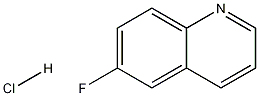 6-Fluoroquinoline hydrochloride 结构式