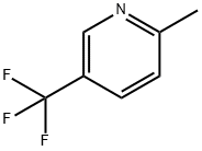 2-メチル-5-(トリフルオロメチル)ピリジン 化学構造式