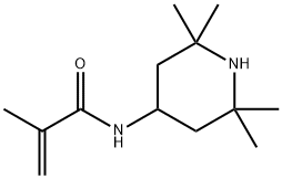 4-Methacrylamido-2,2,6,6-tetramethylpiperidine Structure