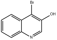 4-ブロモキノリン-3-オール 化学構造式