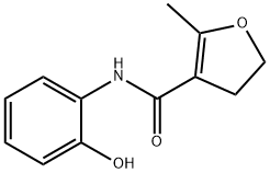 4,5-Dihydro-N-(2-hydroxyphenyl)-2-methyl-3-furancarboxamide Struktur