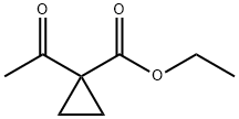 1-アセチルシクロプロパン-1-カルボン酸エチル 化学構造式