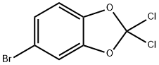 5-bromo-2,2-dichlorobenzo[d][1,3]dioxole Struktur